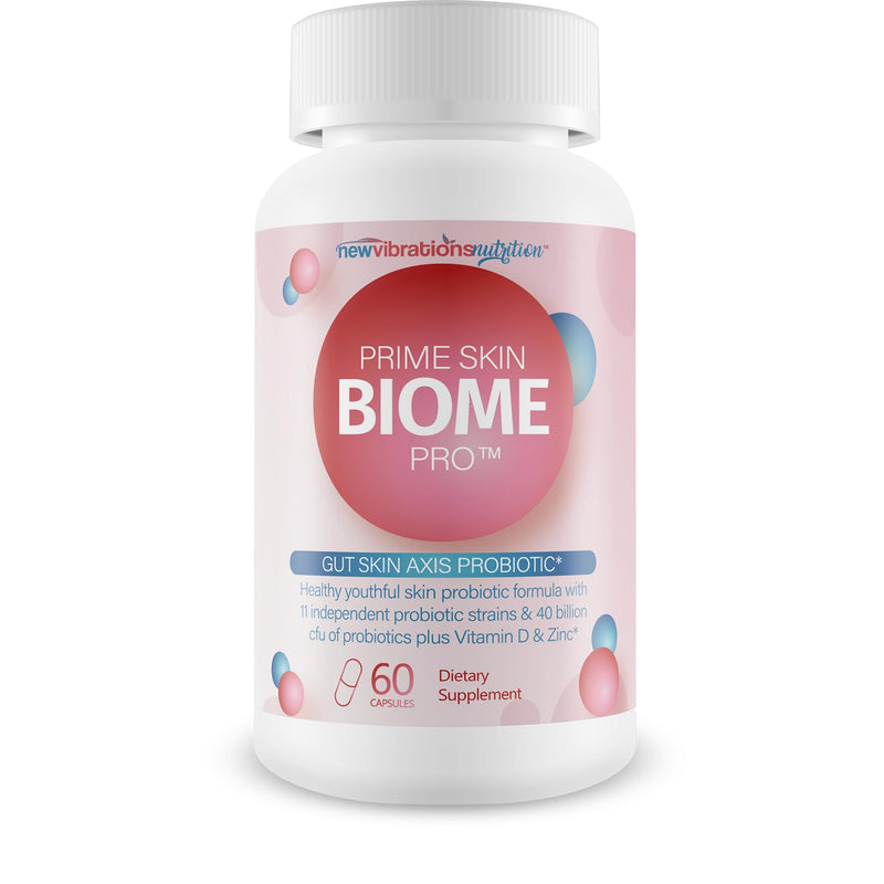 Prime Skin Biome Pro - Our Best Anti Aging Skin Supplement - Skinn & Toenail Fungus Fighter - Anti Wrinkle Pill - Reactivate Anti Aging Pills for Women & Men - Fungus Probiotic Fungal Pills