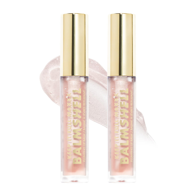 Milani Keep It Full Maxxx Balmshell Lip Plumper Gloss - Original 2PK | Moisture-Rich Lip Plumper With Pout-Maximizing Heat And A Soft-Shine Finish. Made With A Blend Of Vitamin E-Rich Oils. 0.15 Fl Oz (Pack of 2)
