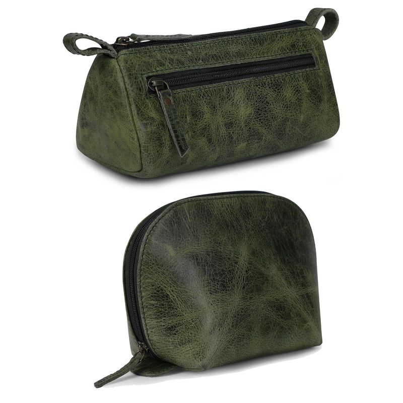 Gift for him and her, Gift for men and women, Christmas and New Year Gift, Leather Cosmetic Cases and Leather Toiletry Bag