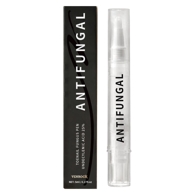 VENROCK Nail Care Pen with Undecylenic Acid 4.125% – Toenail & Fingernail Care Solution, Easy Brush-On Formula for Healthy-Looking Nails, Daily Nail Maintenance with Lactobionic Acid, 0.17 Fl Oz