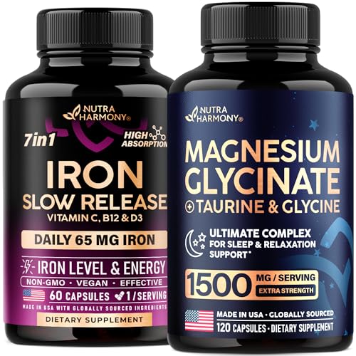 Iron & Magnesium Glycinate with Glycine Capsules