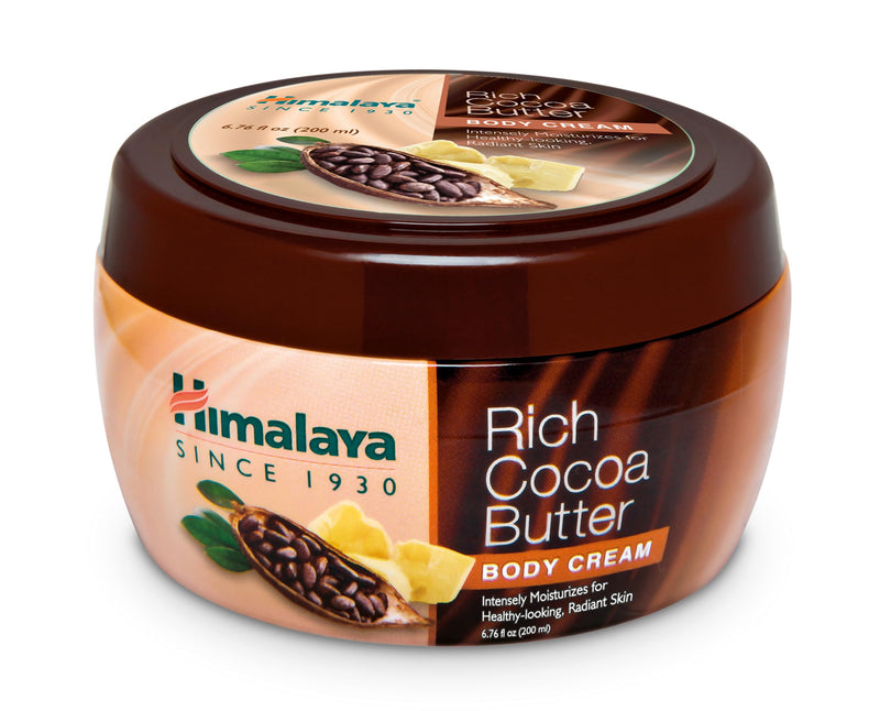 Himalaya Rich Cocoa Butter Body Cream with Vitamin E for Dry Skin, 6.76 oz | Intense Moisturizing Body Lotion for Radiant Skin, Ideal for Dry Body Skin, Rich Luxurious Cream for Hydration