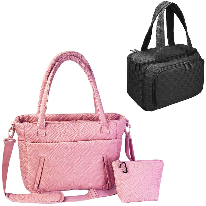 SMONT Toiletry Bag and Tote Bag for Women