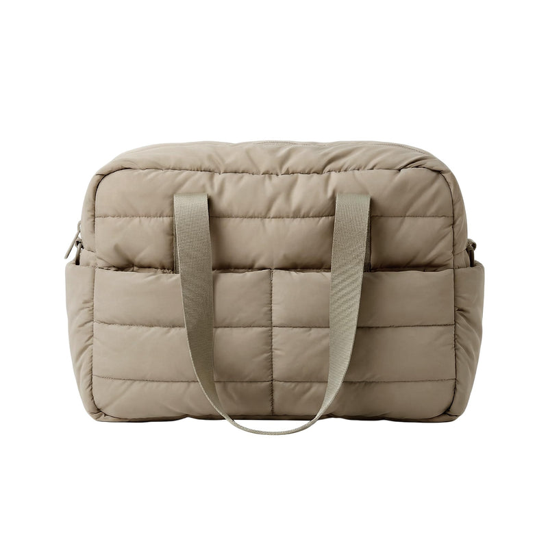 Lightweight Water-Resistant Gym Bag for Men and Women, Travel Duffle Carry On Weekender Overnight Bag for Work, Fitness. Khaki