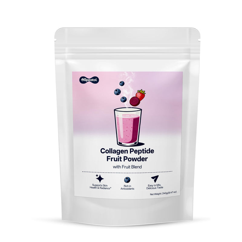 Collagen Peptides Powder with Blueberries & Hyaluronic Acid | Supports Healthy Hair, Skin & Nails | Antioxidant & Moisturizing Daily Beauty Supplement