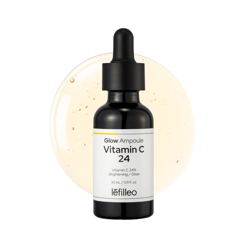 Vitamin C 24 Glow Ampoule | Radiance, Tone Up Care | 24% Vitamin C Complex, Glutathione & Tranexamic Acid | Korean Skincare Serum | 30 mL / 1.01 fl.oz