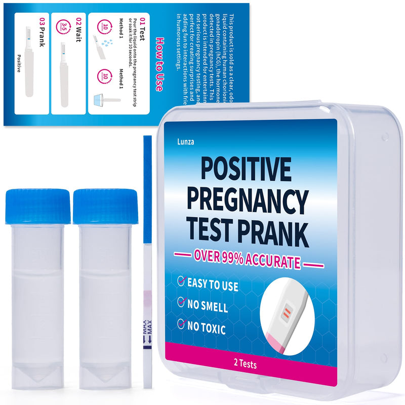 HCG Water Drops, Clear & Odorless - Positive Pregnancy Test Prank Pregnancy Test Always Positive - Perfect for Party Pranks and April Fool's Day Jokes