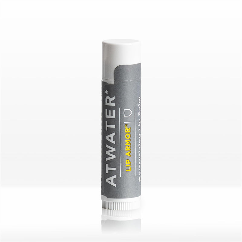 ATWATER Moisturizing Lip Balm for Dry, Chapped Lips, Low Shine 0.15 oz | Made with shea butter, vitamin E & squalane to hydrate, soothe & help protect dry, chapped lips, fragrance-free 1 Count (Pack of 1)