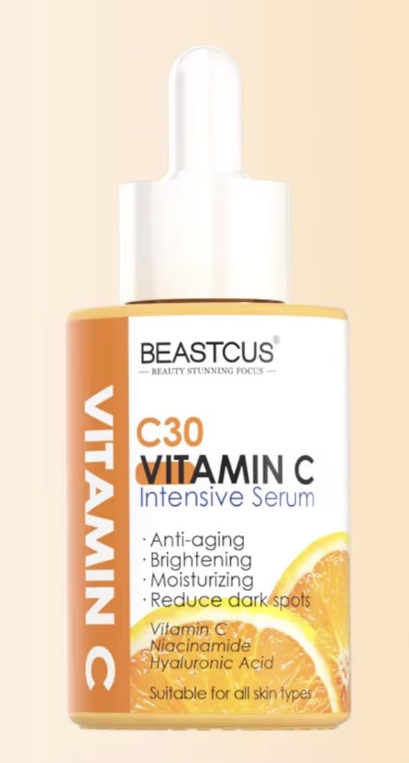 Vitamin C Face Serum with Niacinamide & Hyaluronic Acid, Lightweight Daily Facial Serum, 1 fl oz
