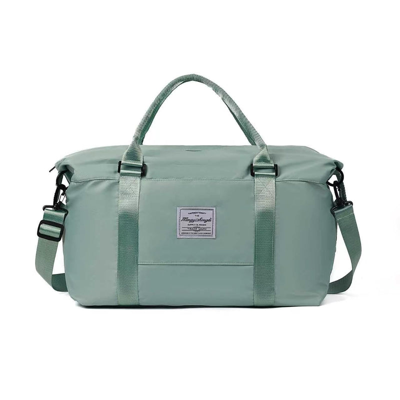 Large Capacity Waterproof Duffle Bag for Women – Gym & Travel Bag with Shoe Compartment, Wet Pocket, Lightweight Sport Duffel for Workout, Yoga & Weekend Trips 18.90 X 6.69 X 11.02 (Green) Green