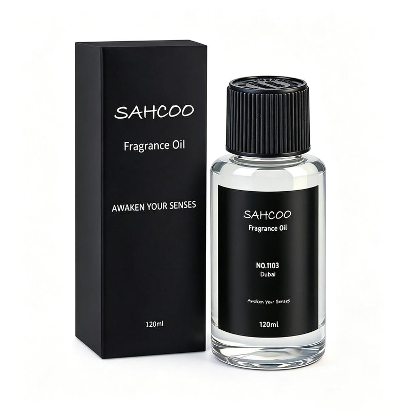 Hotel Diffuser Oil, Hotel Scent Fragrance Oil for Cold Air and Waterless Diffusers, 120 ml, Premium Aroma Oil for Home, Hotel, Office and Bedroom（No.1103 Dubai） No.103 Dubai