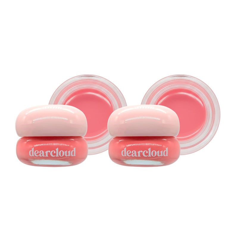 dearcloud Dewy Lip Jam – Hydrating Lip Balm & Gloss with Vitamin E, Korean Skincare (Guava) (Pack of 2) Guava .28 Ounce (Pack of 2)