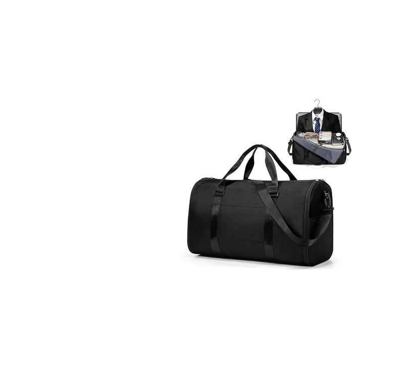 Garment Bag for Travel Duffle Carry on Spirit Airlines Personal Item Travel Bags Large Sports Tote Gym Waterproof Weekender Luggage Weekend Bags Airplanes Eessentials Women Men Black