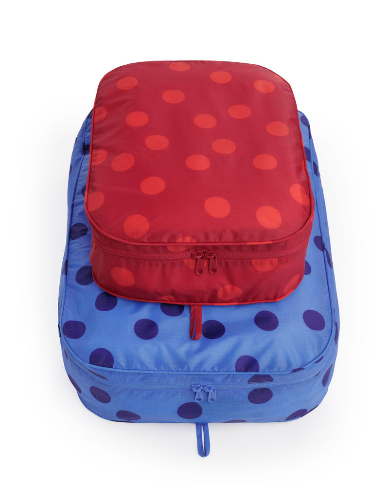BAGGU Large Packing Cube Set - Polka Dot Mix