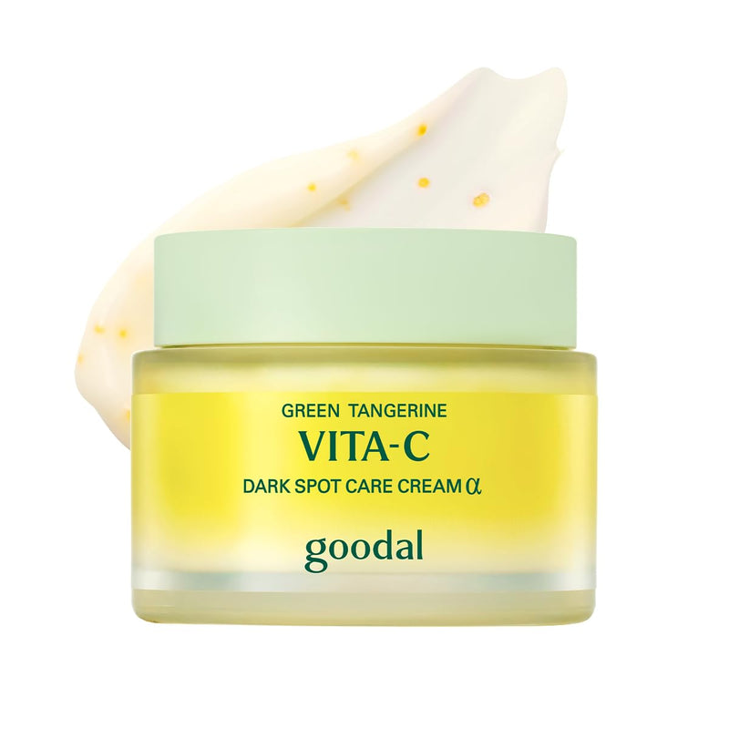 GOODAL Green Tangerine Vitamin C Cream [Advanced Ver.] – Vitamin C Cream with 5% Niacinamide | Fades Dark Spots, Boosts Radiance & Hydrates | Korean Skincare 1.69oz / 50ml Green Tangerine [Advanced]