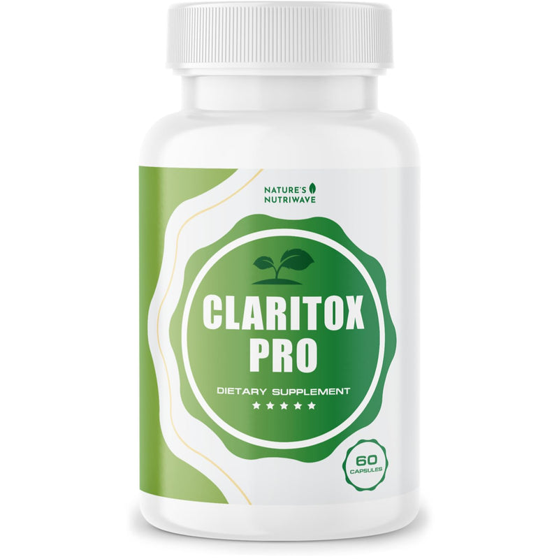 Claritox – Zinc, Chromium, ALA & Green Tea – 60 Ct, 1 Month Supply | Also includes Resveratrol & botanicals with Zinc, Chromium, ALA & Green Tea | Non-GMO, Stimulant-Free 60 Count (Pack of 1)