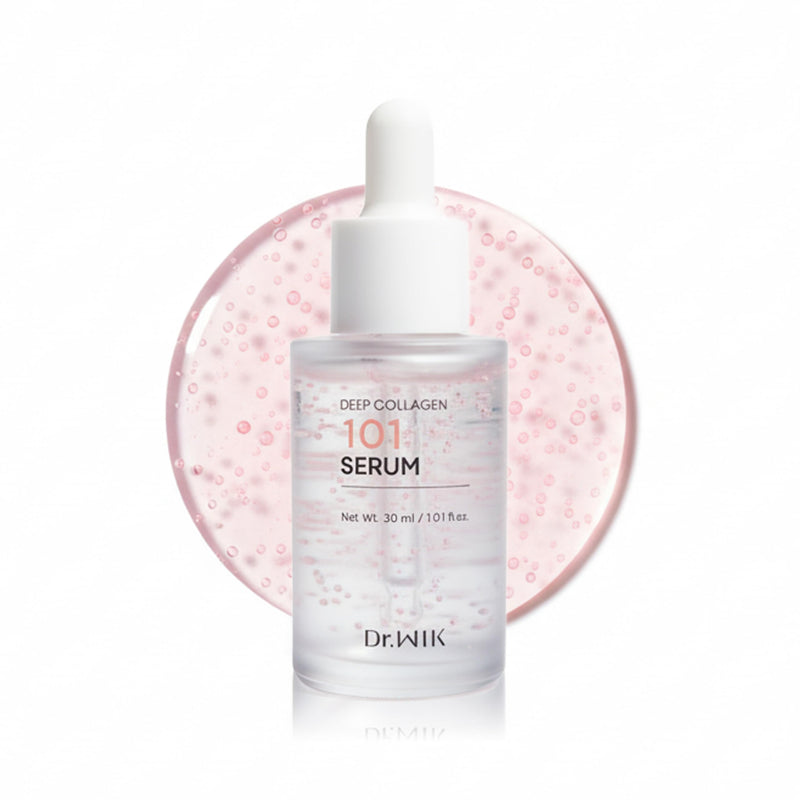 Dr.WIK Deep Collagen 101 Face Serum with Vitamin Complex (30ml/1.01 Fl.Oz) | Vitamin Complex, Collagen Capsule, Glow Care, Smooth, Daily Use, Firming & Glow & Hydrating, Korean Skincare, Glass Skin