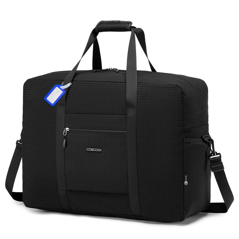 Carry On Luggage 22x14x9 Airline Approved,Lightweight Duffle Bag for Travel, Waterproof Weekender Overnight Bags for Traveling Airplane for Women and Men 40L 22x14x9 inches