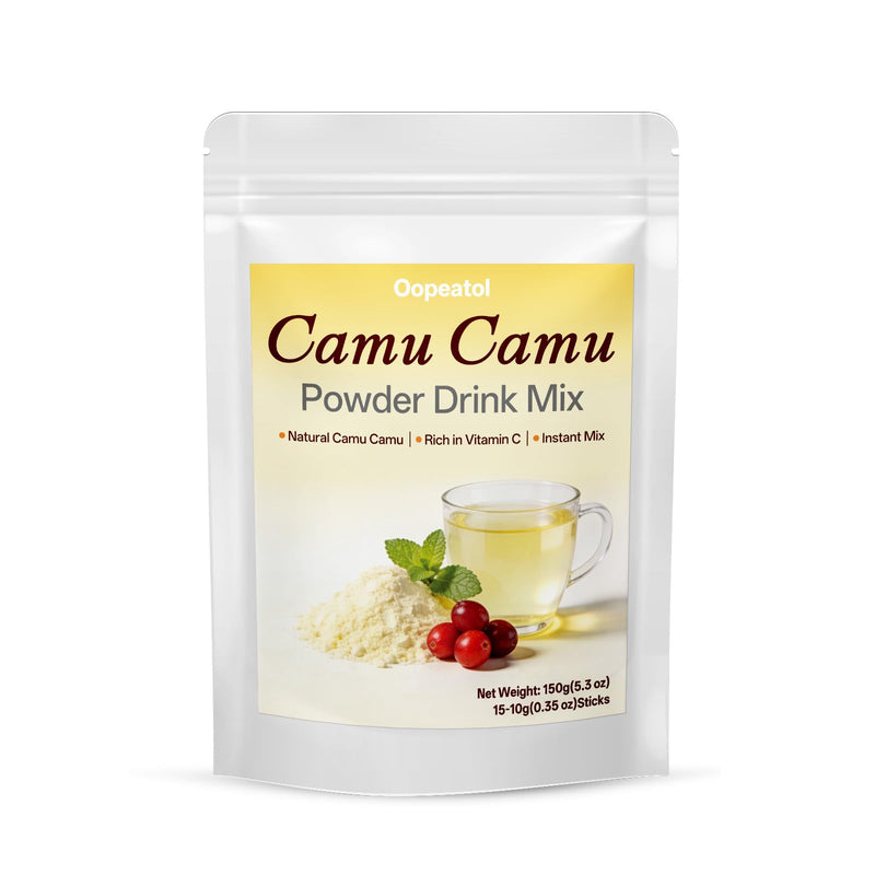 Camu Camu Powder, Rich in Natural Vitamin C, Superfood Powder for Smoothies, Wellness Shots & Immune Support, Sourced from Peruvian Camu Camu Berries