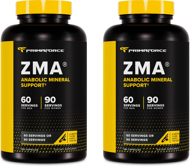 Primaforce ZMA Dietary Supplement, 180 Capsules (Pack of 2) 180 Count (Pack of 2)