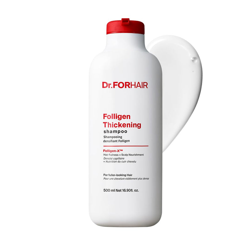 Dr.FORHAIR Folligen Thickening Shampoo 16.9 fl oz Herbal floral scent 16.9 Fl Oz (Pack of 1)
