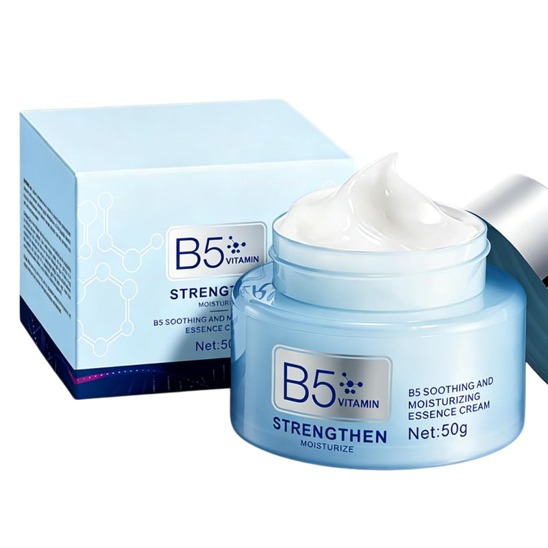For Vitamin B5 Soothing and Moisturizing Essence Face Cream Lotion,Hydrating Facial Creams,Face Moisturizer,Facial Skin Care Cream,Soothing Skin Brighten skin tone cream 50g