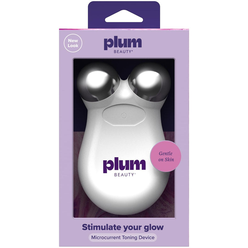 Plum Beauty Microcurrent Toning Device – Skin Tightening & Face Contour | Self-Care Gifts for Women