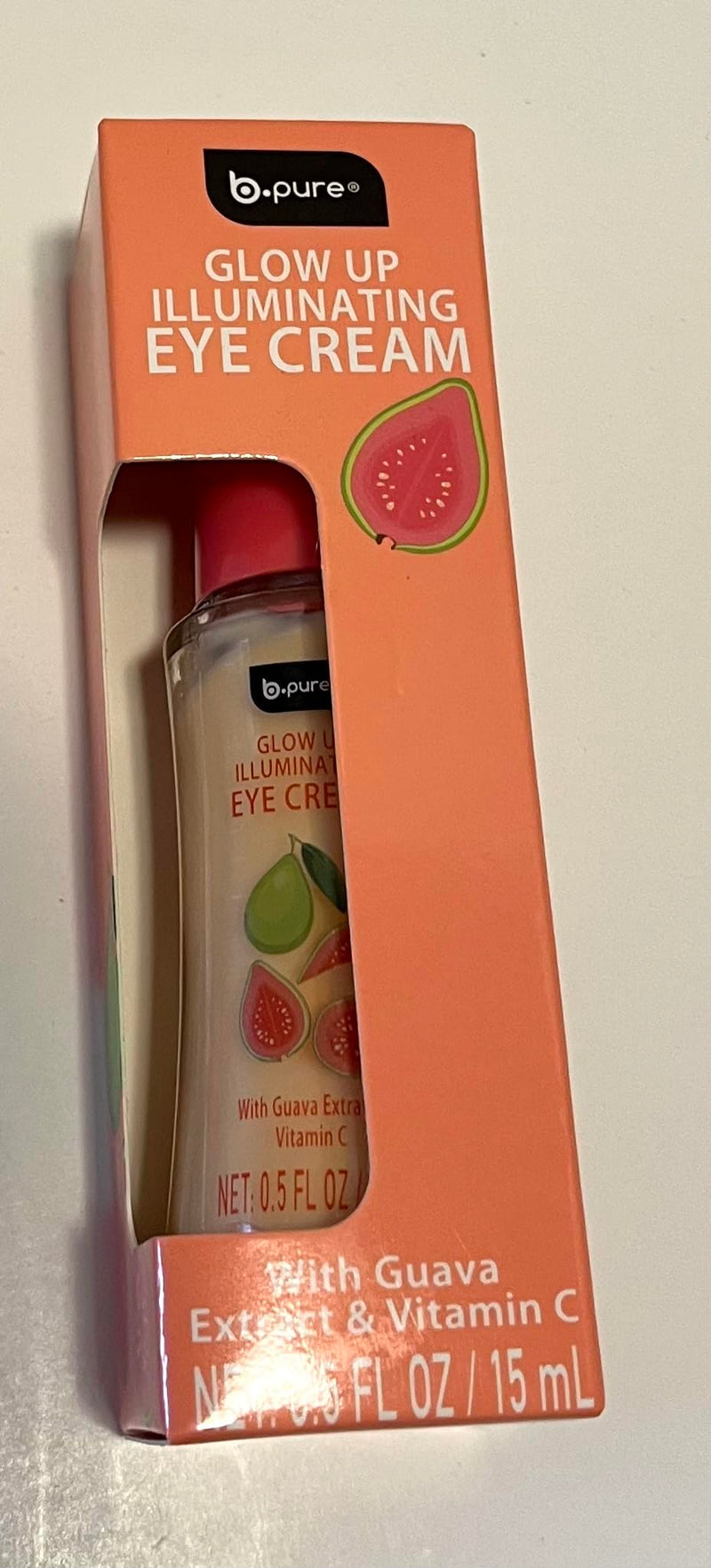 b.pure Glow Up Illuminating Eye Cream with Guava Extract & Vitamin C, 0.5 FL OZ / 15 mL
