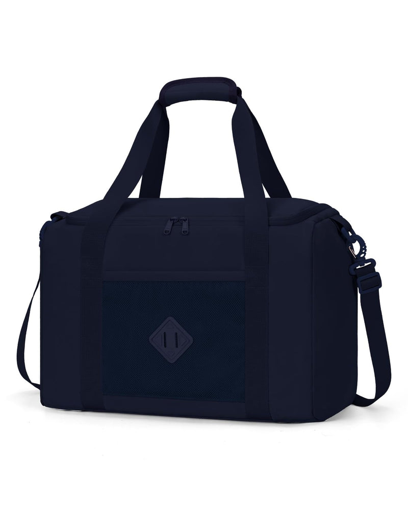 WANDF Personal Item Travel Bag 18x14x8, Carry On Duffle Bag for Women | Frontier Underseat Fit, Weekend Overnight Trips, Wet Pockets, Lightweight Flight Essentials A-Blue