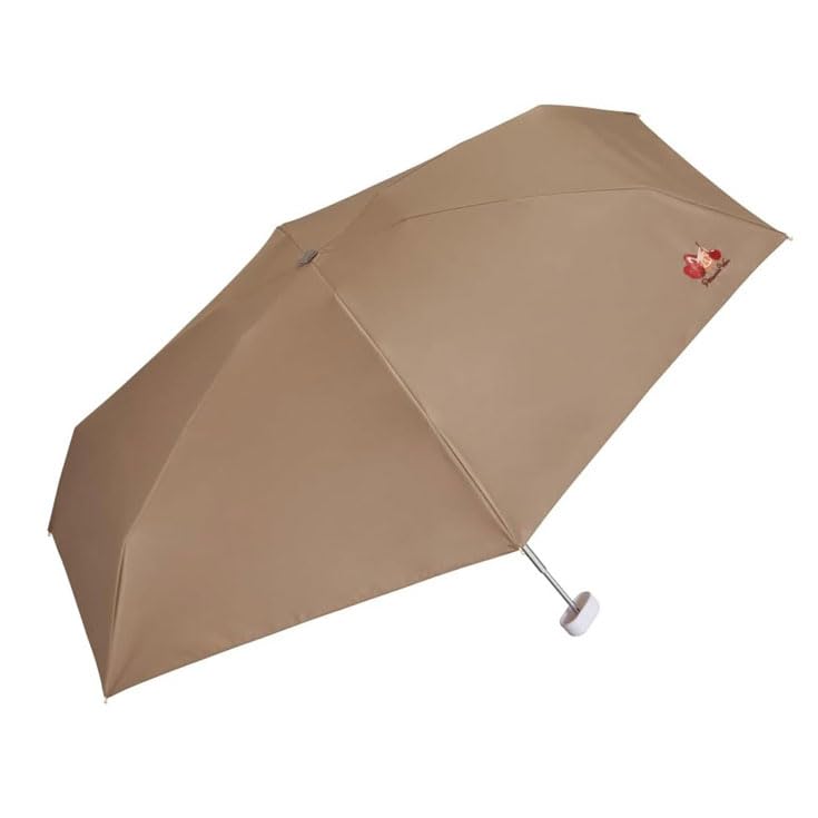 Brown Mini Cake Folding Umbrella – Chocolate Cake Design, 4.3 x 7.9 in Compact, 0.58 lb Lightweight, 35.8 in Canopy, UV & Heat Protection, Sweet Frill Travel Umbrella