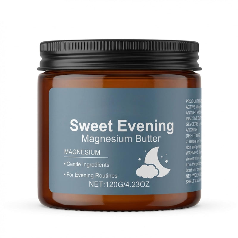 Aiwejay Sweet Bee Organics Magnesium Butter – Topical Magnesium Body Cream with Shea & Mango Butter, Moisturizing Skin Care for Daily Comfort, 4 oz