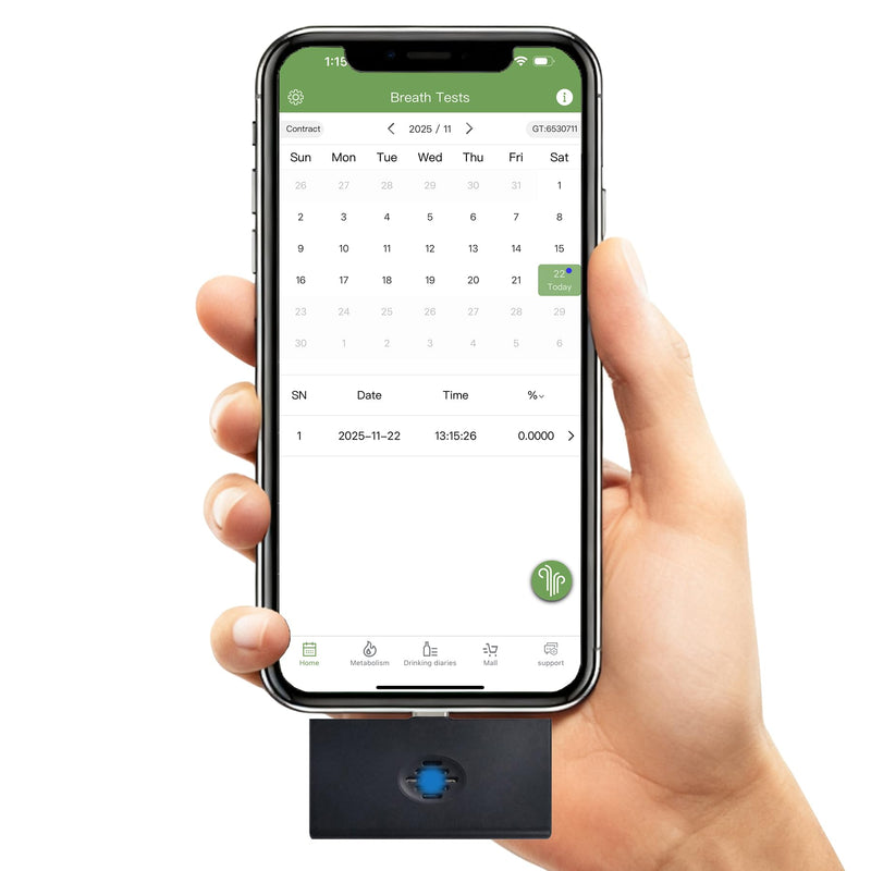 Reflex Portable mini High-Accuracy USB Breathalyzer | Dual sensors | Compatible with iOS and Android Devices | Personal Use & Home | USB C