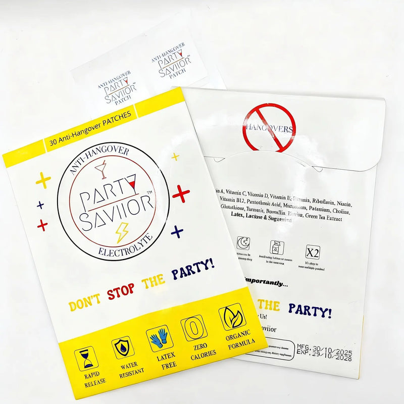Patches | Hangover Patches, 30 Pack, Recovery Patches Hangover With Electrolytes And Organic Ingredients, Skin Friendly And Water Resistant, Latex Free, Travel Ready Nightlife Essentials