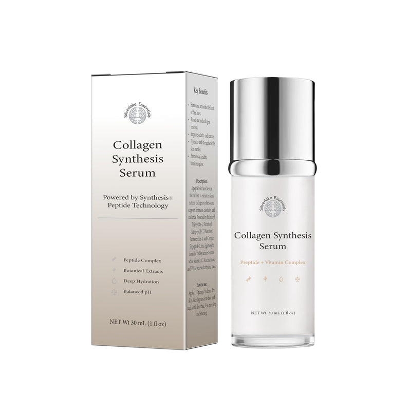 Collagen Synthesis Serum, Peptide + Vitamin Complex, Deep Hydration, Collagen Booster, 1 fl oz