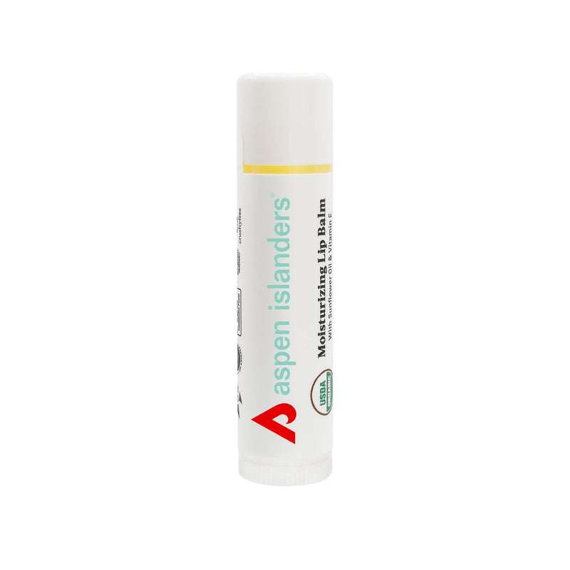 USDA Organic Unflavored Restoring Lip Balm, 0.15 oz | Moisturizing with Coconut Oil, Calendula Extract, Vitamin E, Non-SPF, Long-Lasting, PABA- and Paraben-Free, Cruelty Free