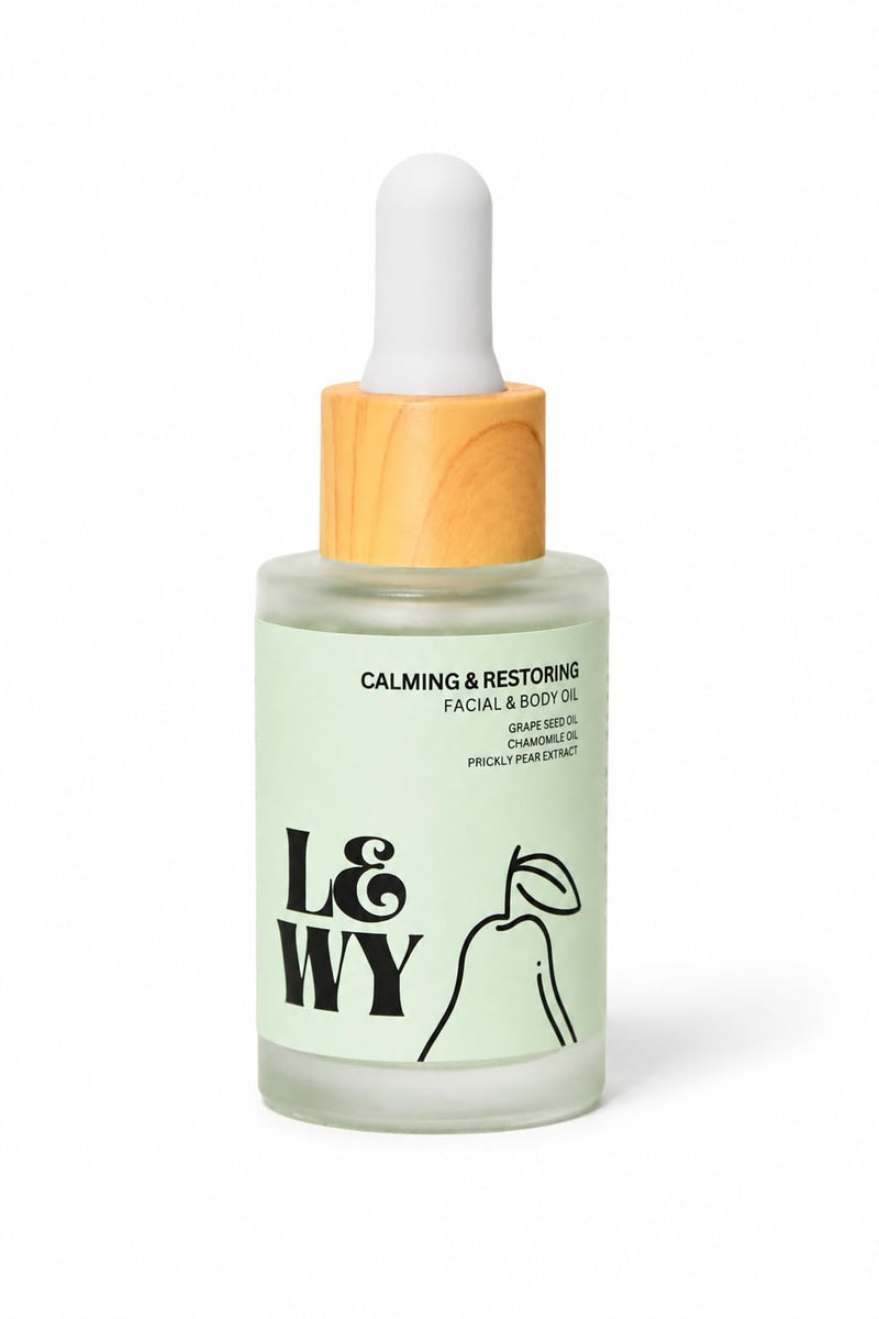 LEWY Hydrating Facial Oil | Beauty Facial Oil, Hydrating, Chamomile, Jojoba Oil, Vitamin E, Fast-Absorbing, Lightweight Formula, 1 oz, 30 ml