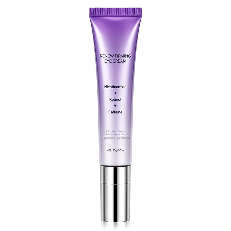 Under Eye Cream for Dark Circles & Puffiness, Retinol & Caffeine, 0.7 Fl Oz | Niacinamide and vitamin E support smoother, hydrated-looking skin with a lightweight, fast-absorbing texture for daily care