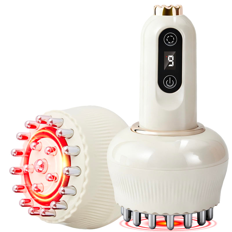 Lymphatic Drainage Massager & Body Sculpting Machine, Cellulite Massage Tool, Helps Reduce Stretch Marks & Cellulite for Legs, Arms & Belly, with Light, Heat & Vibration