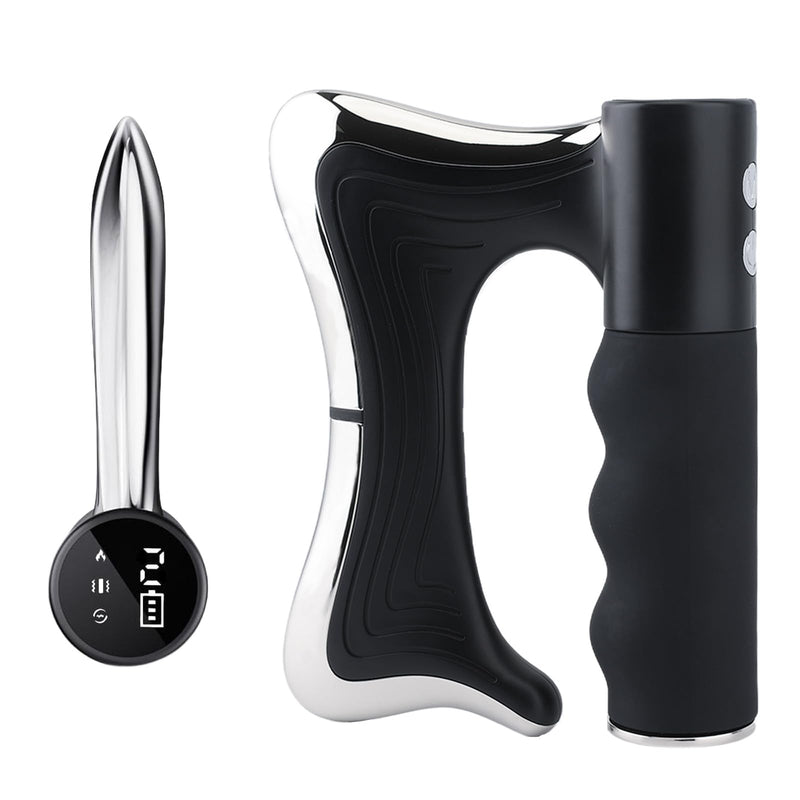 Sculptwave Full Body Contouring Device,Electric Fascia Knife Massager Heating and Vibration, Muscle Scraper Tool, Body Gua Sha Massage Tool,Fascia Tool Massage Tools for Deep Tissue(Black)