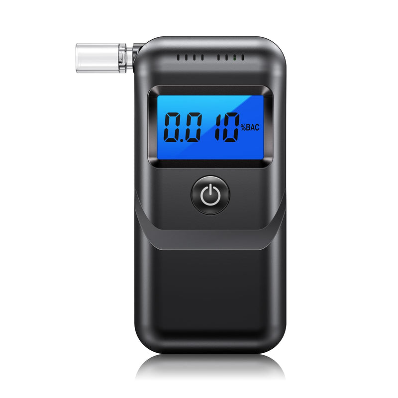 Breathalyzer, 2026 Breathalyzers for Alcohol with LCD Digital Display Personal Portable Alcohol Breathalyzer Testerfor Home and Party Use (Includes 10 Mouthpieces)