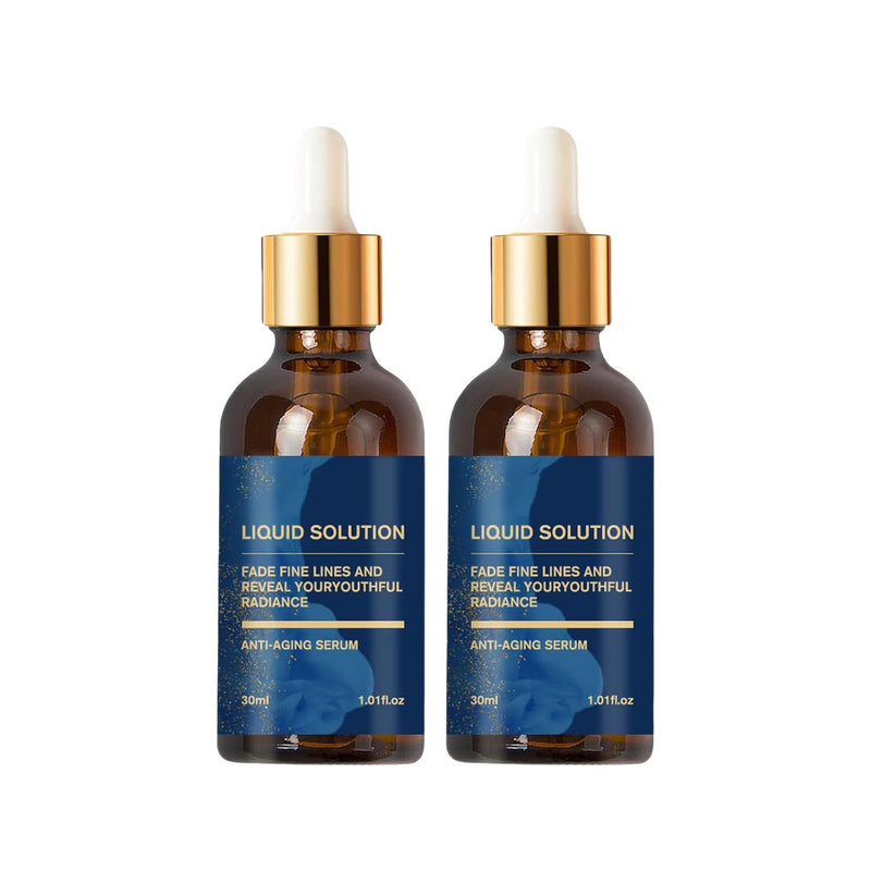 Vitamin C & E Serum, Anti Aging Face Tightening, Boost Skin Collagen, Reduce Wrinkles & Plump Skin(2pcs) Clear 2PC