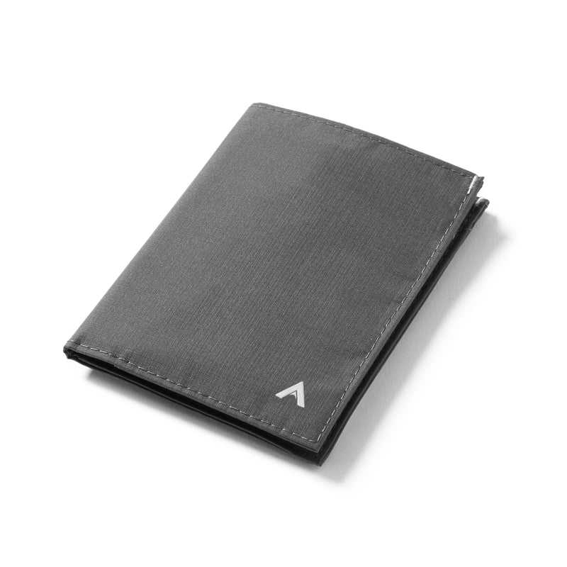 Travel Wallet, RFID Blocking Slim (Nylon, Charcoal Grey) | Slim RFID Blocking Nylon Travel Wallet & Passport Holder, Thin, Front Pocket, Holds 10+ Cards & Passport, Men & Women