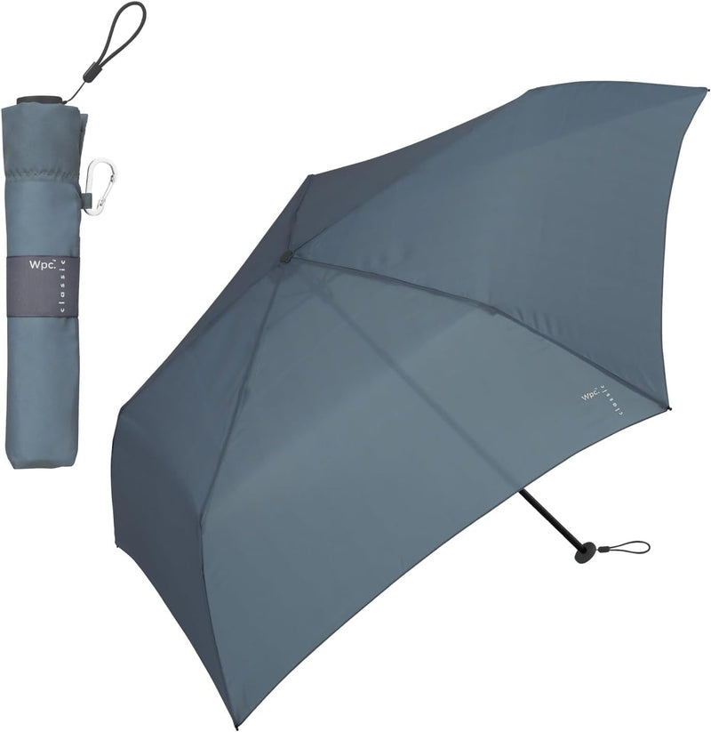 lassic AIR-LIGHT Slim Folding Umbrella (Mini) Blue gray– Ultra-Lightweight & Compact, UV Protection, Rain & Sun Use (CS009-001-002)