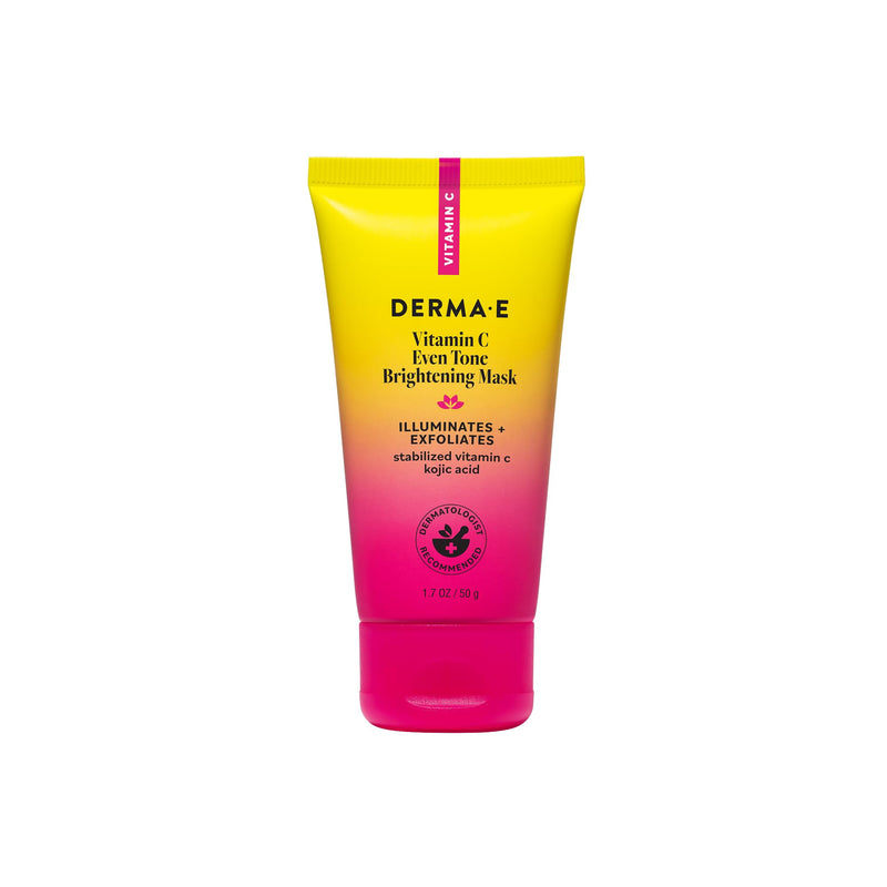 Derma E Vitamin C Even Tone Brightening Face Mask, 1.7 Oz Facial Exfoliant