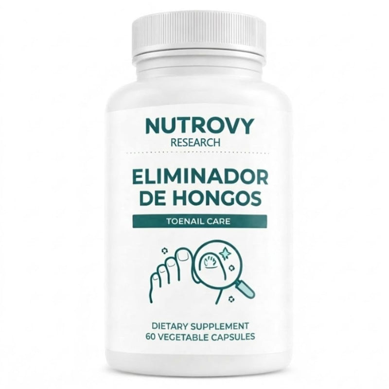 vitalleap Nutrovy Eliminador De Hongos-Non-GMO Ingredients,Free from Gluten and Soy. Vegan-Friendly, 60 Capsules.