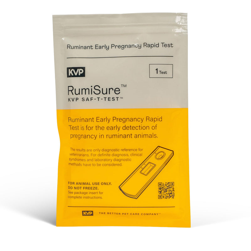 Rapid Livestock Pregnancy Test for Cattle, Goats & Sheep Single-Use Pregnancy Detection Kit Results in 20 Minutes Whole Blood, Serum or Plasma Early Detection from 28 Days Post-Breeding