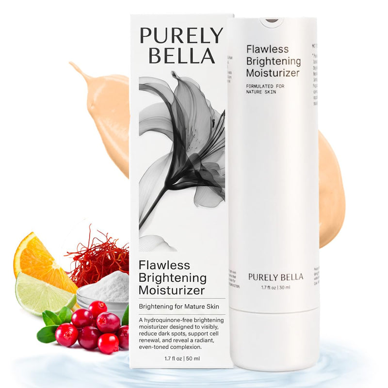 Flawless Niacinamide Brightening Moisturizer, Dark Spot Cream | Multi-active dark spot corrector with tranexamic acid, alpha arbutin & vitamin C. Fades hyperpigmentation on mature skin.