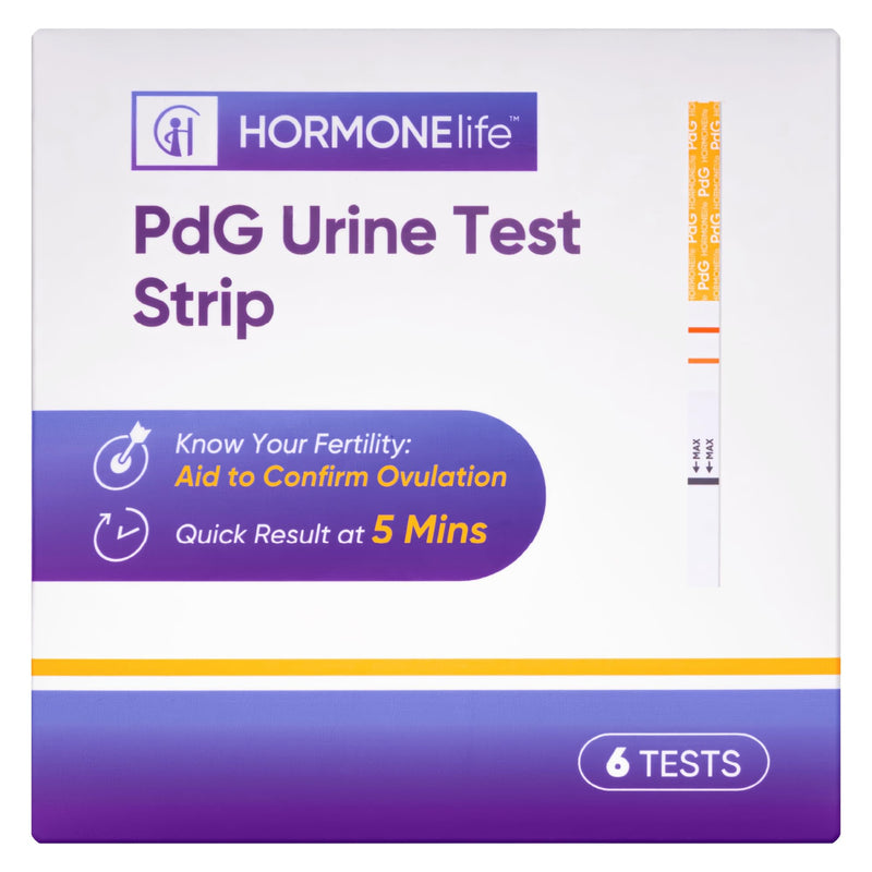 HORMONElife PdG Urine Test Strips - Ovulation Tracking Strips for Women | Tracks PdG Hormone Levels To Support Ovulation Tracking