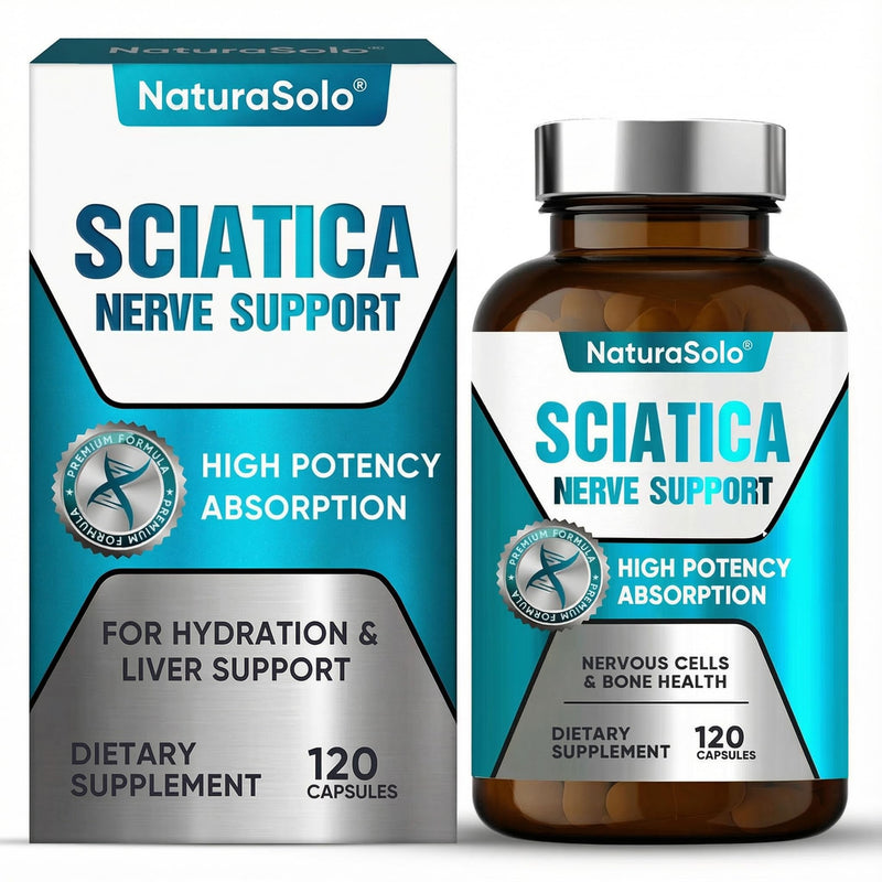 Sciatic Nerve & Neuropathy Support - Nerve Savior for Neuropathy and Sciatica & Peripheral Neuropathy – 120 Capsules Featuring ALA 300mg + B Vitamins, Helps Soothe Nerve Discomfort Naturally 120 Count (Pack of 1)