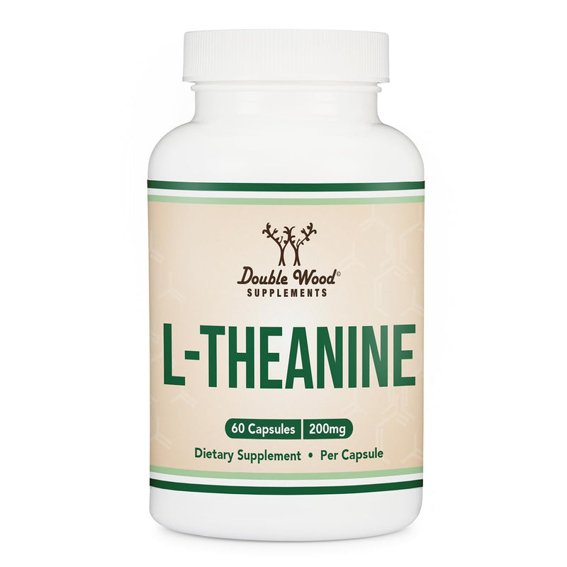 L-Theanine 200mg, Calm, Restful Sleep & Focus, 60 Capsules | Calm & Stress Relief, Restful Sleep Support, Calm Focus Without Jitters, Non-GMO, Third-Party Tested 60 Count (Pack of 1)